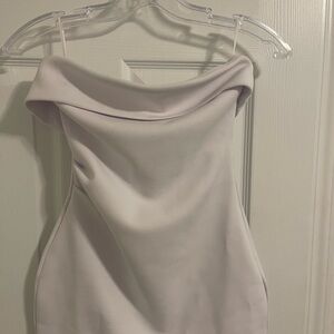 Aritzia Strapless Off-White Dress